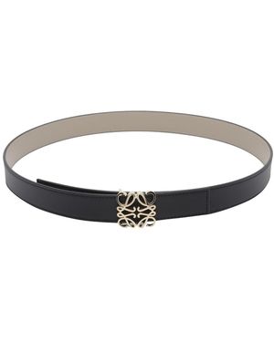 Loewe Reversible Anagram Bombe' Belt - Brown