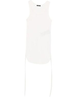Ann Demeulemeester Knit Top - White