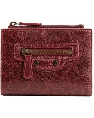 Balenciaga Le City Bifold Wallet - Red