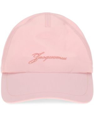 Jacquemus Baluchon Baseball Cap - Pink