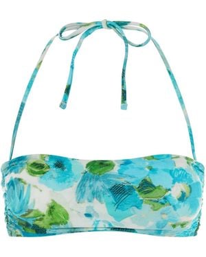 Chloé Stretch Nylon Bikini Top - Blue