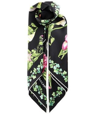 Ferragamo Scarf "Eden Shoes" - Green