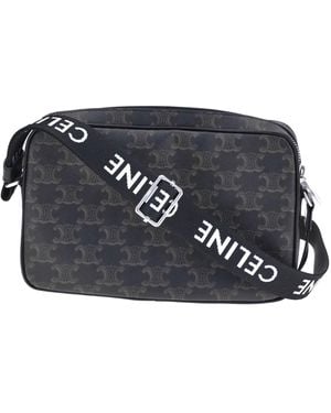 Celine Horizontal Messenger Strap - Black