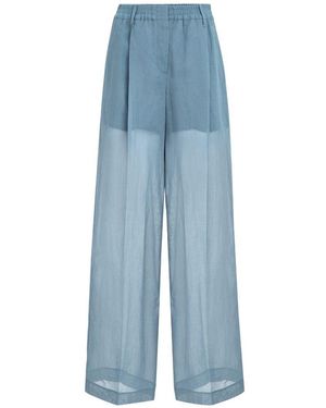 Brunello Cucinelli Tailored Pants - Blue