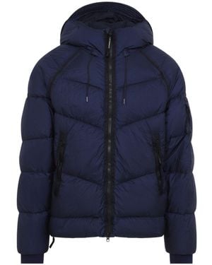 C.P. Company Short Down Jacket - Blue