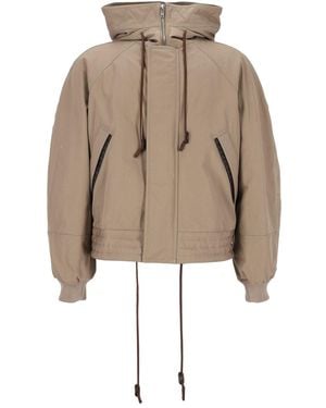 Bottega Veneta Cotton Canvas Jacket - Natural