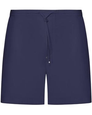 Loewe X Paula's Ibiza Fluid Cotton Poplin Shorts - Blue
