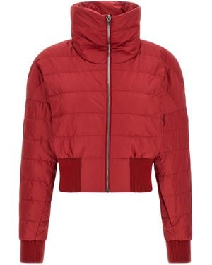 Rick Owens Polyester Full-Length Jacket Clothing - Red