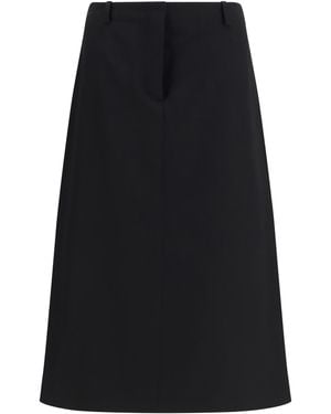 Fendi Grain De Poudre Skirt - Black