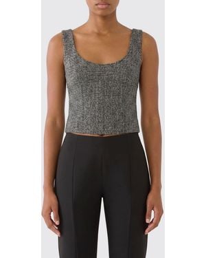 Gucci Wool Crop Top - Gray