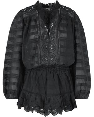 Isabel Marant 'Preya' Cotton Dress - Black