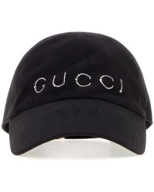 Gucci Cotton Baseball Cap - Black