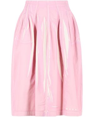 Marni Cotton Skirt - Pink