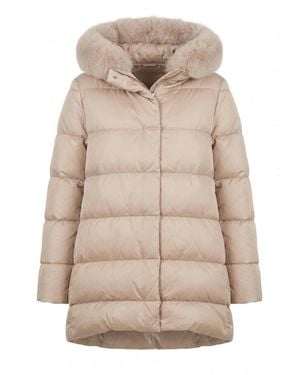 Herno 'A-Shape' Padded Jacket - Natural