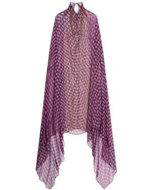 Dries Van Noten Polka Dot Dress - Purple