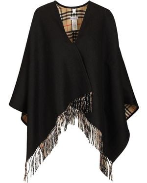Burberry Reversible Cape - Black