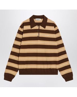 Brown Miu Miu Tops for Women | Lyst