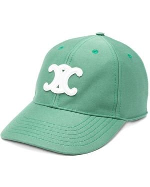 Celine Triomphe Baseball Cap - Green
