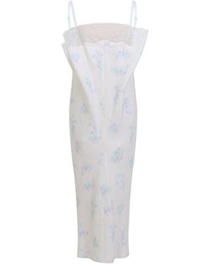 Carven Lingerie Midi Dress - White
