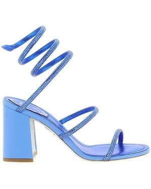 Rene Caovilla High Heel Sandals - Blue