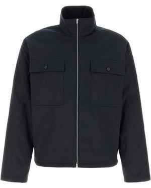 Jil Sander Midnight Polyester Jacket - Black
