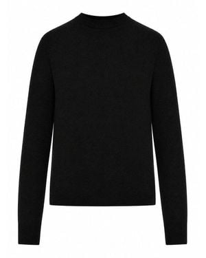 Max Mara Crewneck Cashmere Sweater - Black