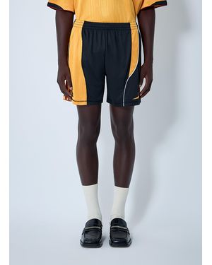 Martine Rose Logo Motif Shorts - Blue