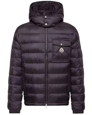 Moncler Piumino Corto Verith Con Cappuccio - Blue