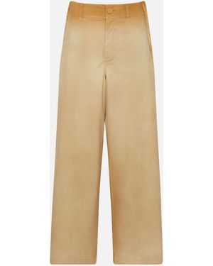 JW Anderson Jw Anderson Pinch Seam Garment Dye Pants - Natural