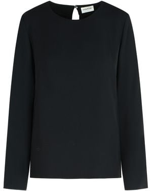 P.A.R.O.S.H. P.A.R.O..H. 'Poker' Polyester Blouse - Black