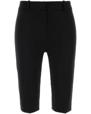 Magda Butrym Crepe Capri Pant - Black
