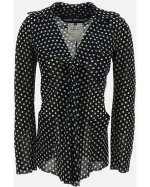 Junya Watanabe Polka Dot Blazer - Black