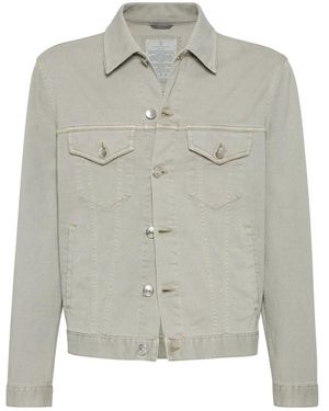 Brunello Cucinelli Denim Jacket - Gray