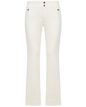 Etro High-Waisted Pants - White