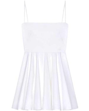 Givenchy Poplin Mini Dress With Slit - White