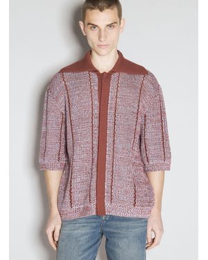 Lanvin Lace Button-Up Cardigan - Purple
