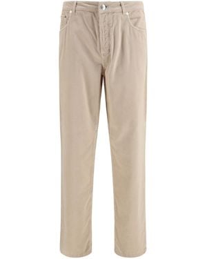 Brunello Cucinelli Corduroy Pants - Natural
