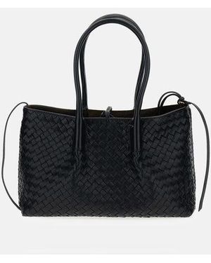 Bottega Veneta Pinacoteca Media - Black