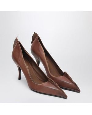Prada Cocoa-Coloured Pumps - Brown