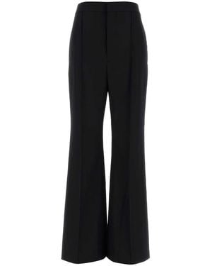 Carven Wool Evase Pant - Black