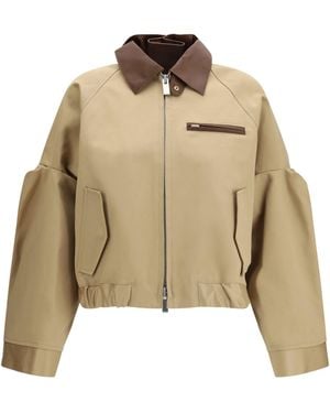 Sacai Cotton Jacket - Natural