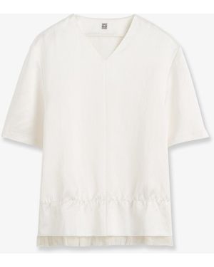 TOTEME Pullover Satin Top - White