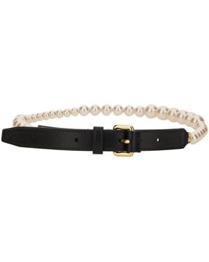 Moschino Belt With Pearls - Multicolor