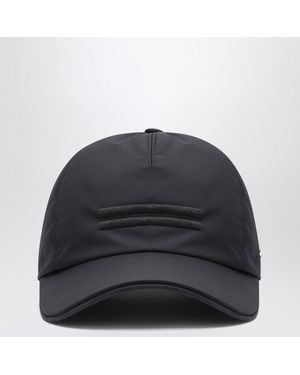 ZEGNA Technical Fabric Baseball Cap - Black