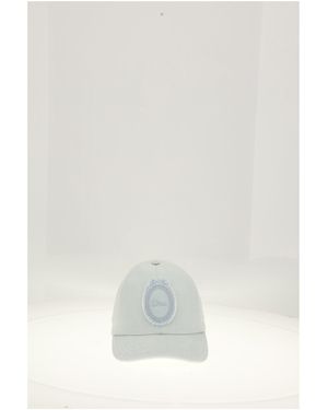 Dior Dior Hat D Player Medallion Denim - White