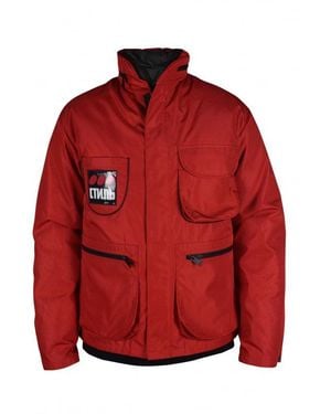 Heron Preston Down Jacket - Red