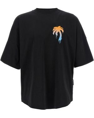 Palm Angels Short Sleeves T-Shirt - Black