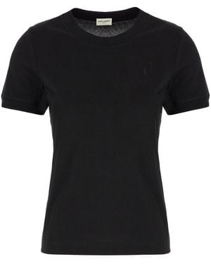 Saint Laurent Clothing T-Shirt - Black