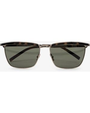 Saint Laurent Metal Sunglasses - Green
