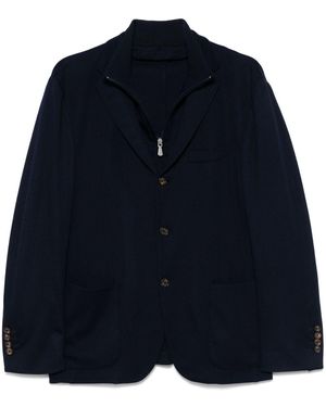Eleventy Layered Blazer - Blue